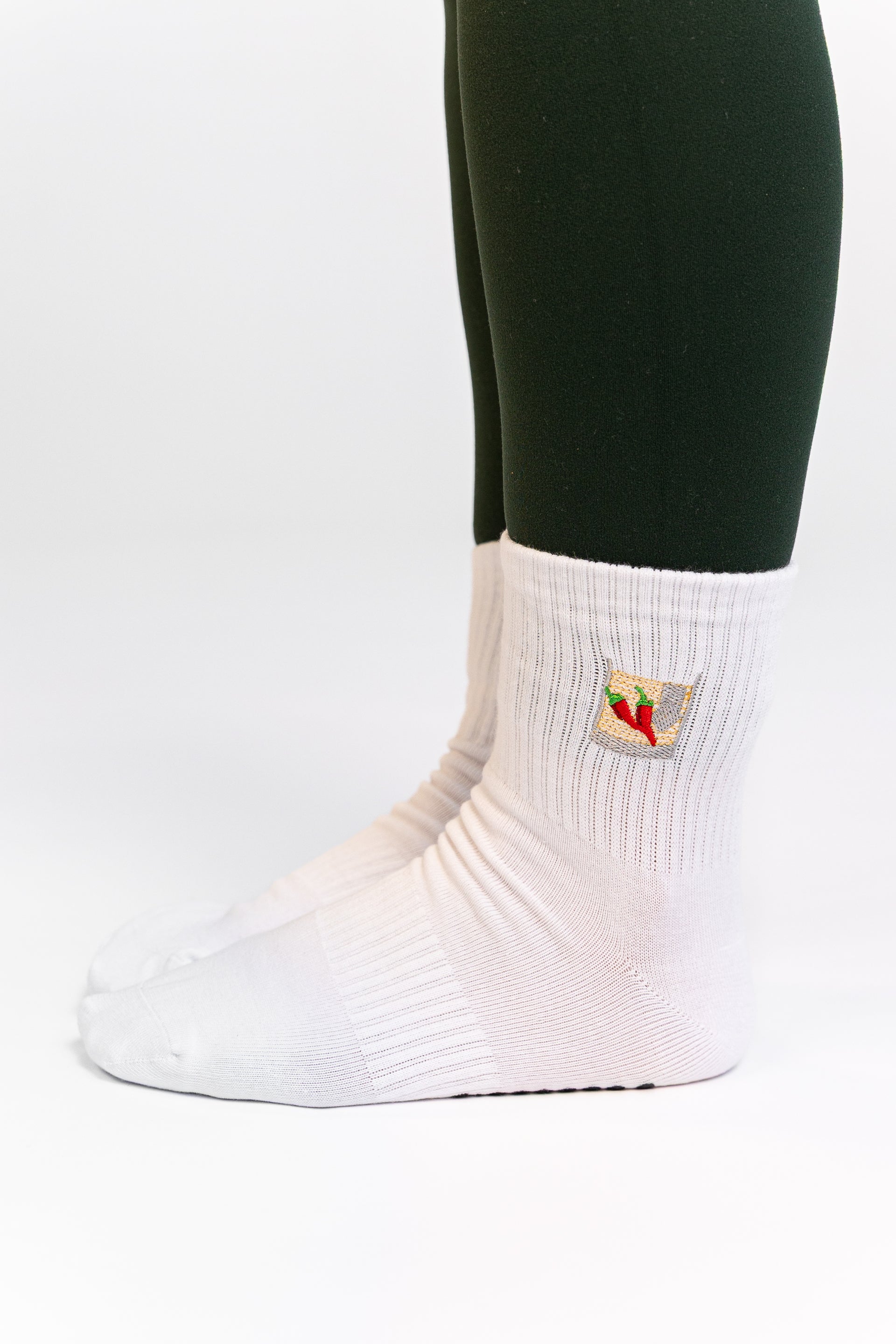 The Silk & Stability Set (x1 Grip Sock and x1 Mulberry Silk Scrunchie)