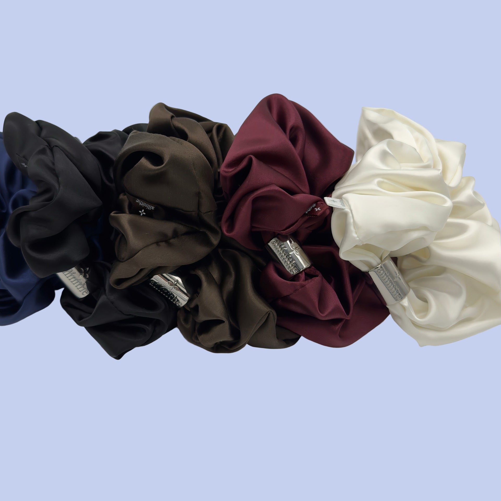 The Ailínithe Mulberry Silk Scrunchie